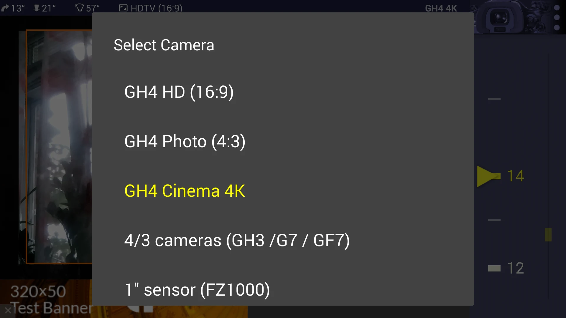 Magic Lumix ViewFinder screenshot